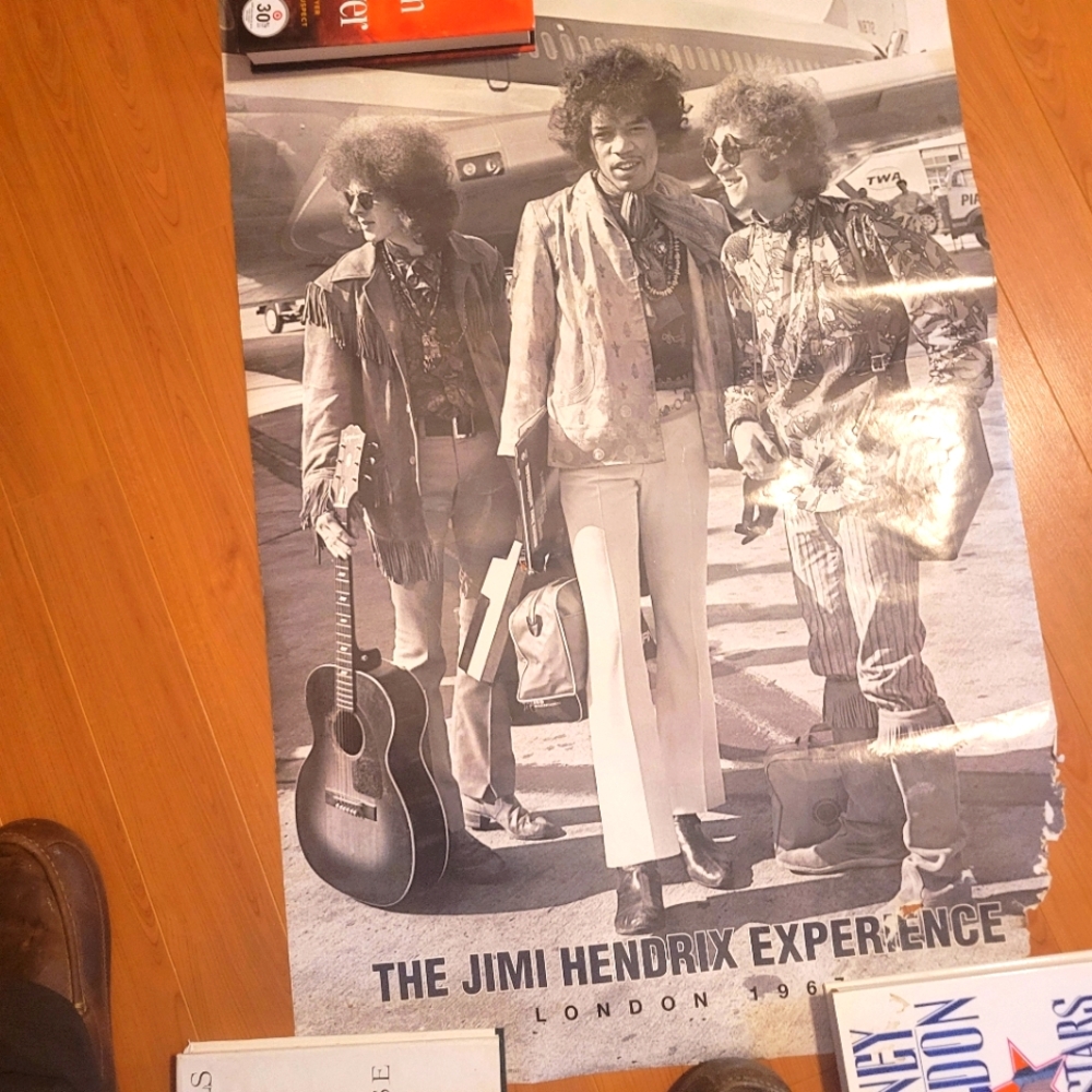 The Jimi Hendrix experience- London 1967 poster